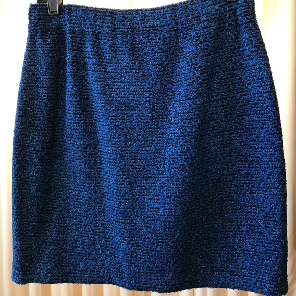 Vintage St John 2pc women's suit royal blue/black - Picture 3 of 8